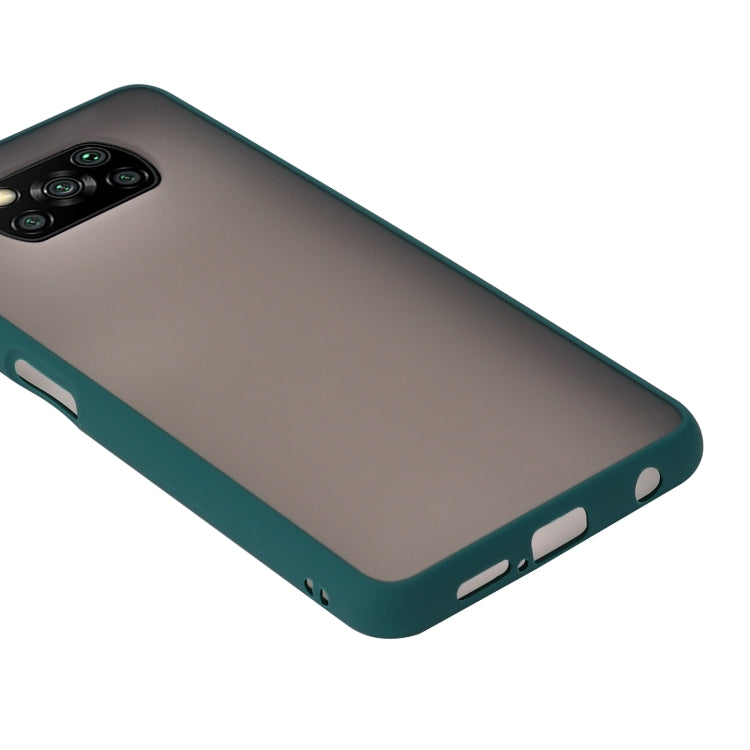 For Xiaomi Poco X3 / Poco X3 NFC Skin Hand Feeling Series Shockproof Frosted PC+ TPU Protective Case