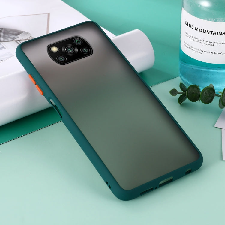 For Xiaomi Poco X3 / Poco X3 NFC Skin Hand Feeling Series Shockproof Frosted PC+ TPU Protective Case