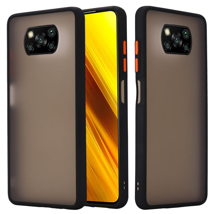 For Xiaomi Poco X3 / Poco X3 NFC Skin Hand Feeling Series Shockproof Frosted PC+ TPU Protective Case