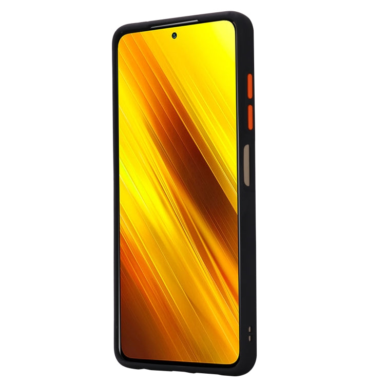 For Xiaomi Poco X3 / Poco X3 NFC Skin Hand Feeling Series Shockproof Frosted PC+ TPU Protective Case