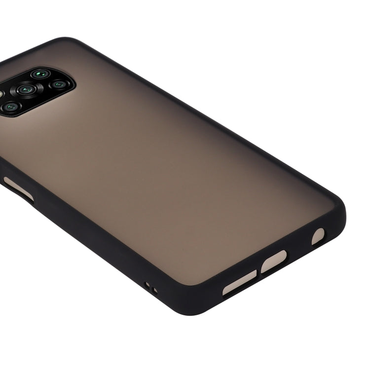 For Xiaomi Poco X3 / Poco X3 NFC Skin Hand Feeling Series Shockproof Frosted PC+ TPU Protective Case