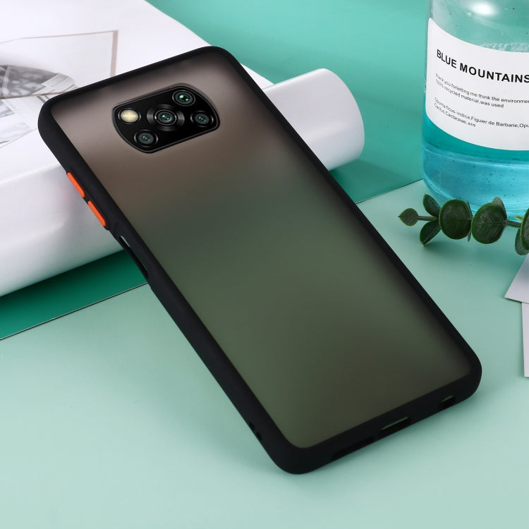 For Xiaomi Poco X3 / Poco X3 NFC Skin Hand Feeling Series Shockproof Frosted PC+ TPU Protective Case