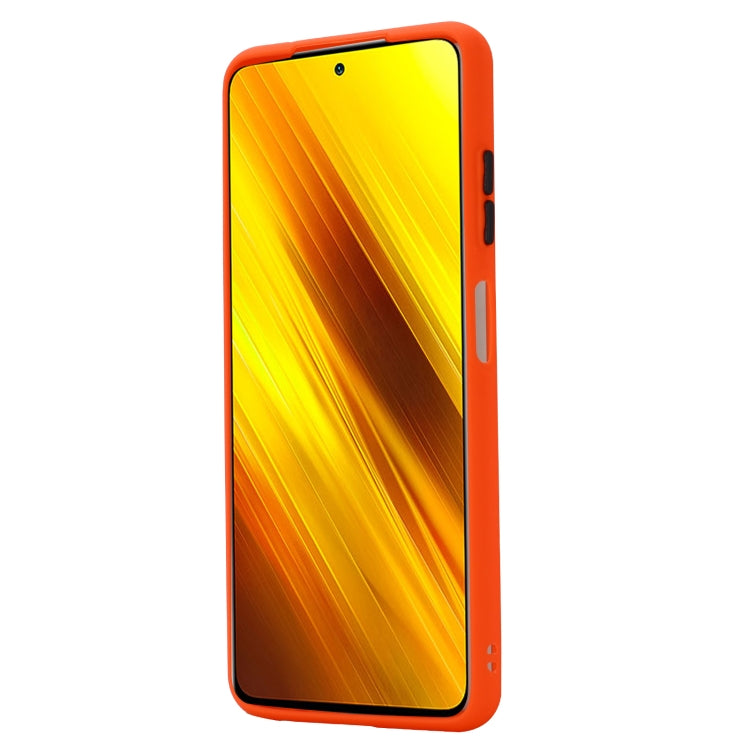 For Xiaomi Poco X3 / Poco X3 NFC Skin Hand Feeling Series Shockproof Frosted PC+ TPU Protective Case