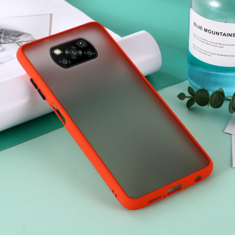 For Xiaomi Poco X3 / Poco X3 NFC Skin Hand Feeling Series Shockproof Frosted PC+ TPU Protective Case