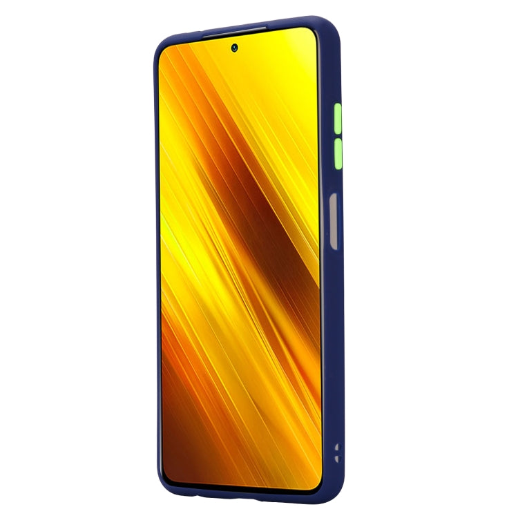 For Xiaomi Poco X3 / Poco X3 NFC Skin Hand Feeling Series Shockproof Frosted PC+ TPU Protective Case