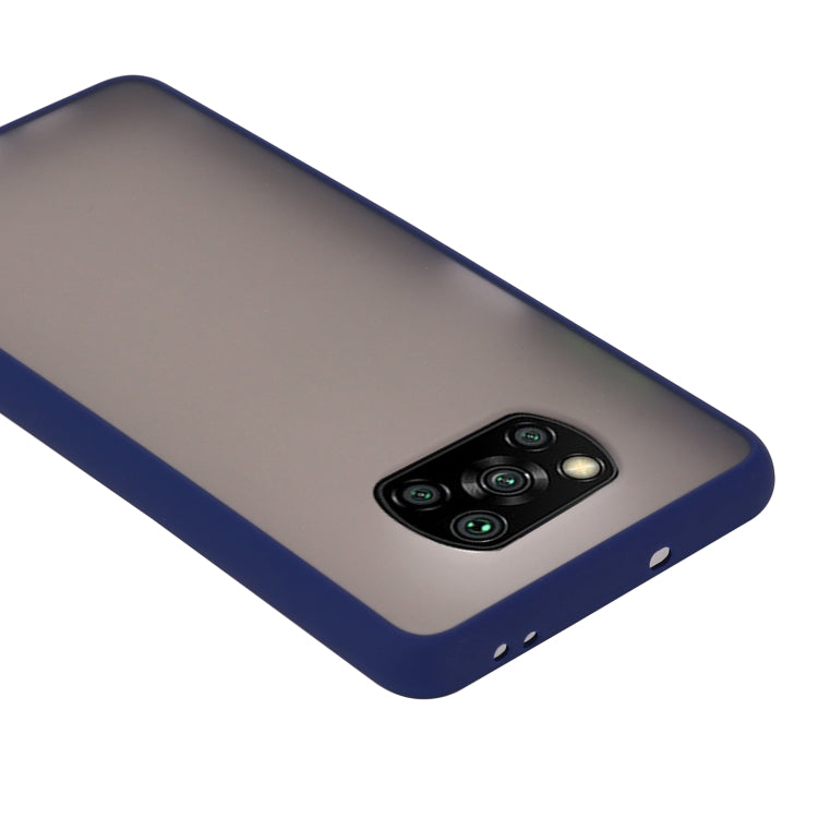 For Xiaomi Poco X3 / Poco X3 NFC Skin Hand Feeling Series Shockproof Frosted PC+ TPU Protective Case