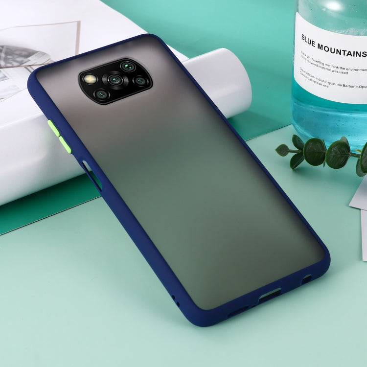 For Xiaomi Poco X3 / Poco X3 NFC Skin Hand Feeling Series Shockproof Frosted PC+ TPU Protective Case