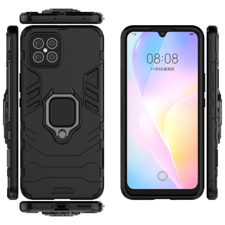 For Huawei nova 8 SE PC + TPU Shockproof Protective Case with Magnetic Ring Holder