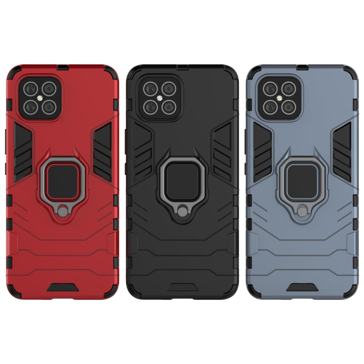 For Huawei nova 8 SE PC + TPU Shockproof Protective Case with Magnetic Ring Holder