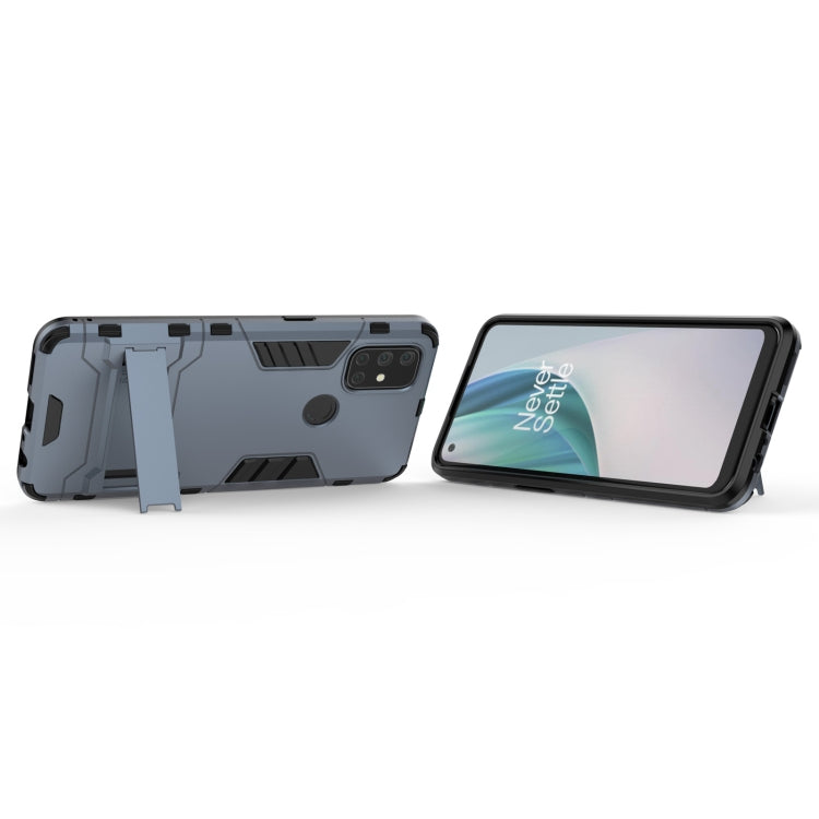 For OnePlus Nord N10 5G Shockproof PC + TPU Protective Case with Hidden Holder