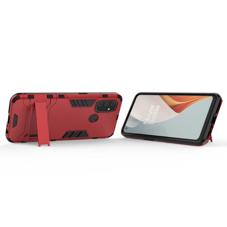 For OnePlus Nord N100 Shockproof PC + TPU Protective Case with Hidden Holder