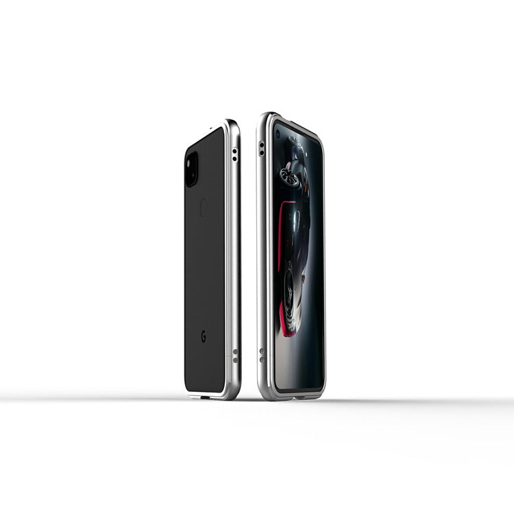 For Google Pixel 5 Aurora Series Metal Frame Protective Case