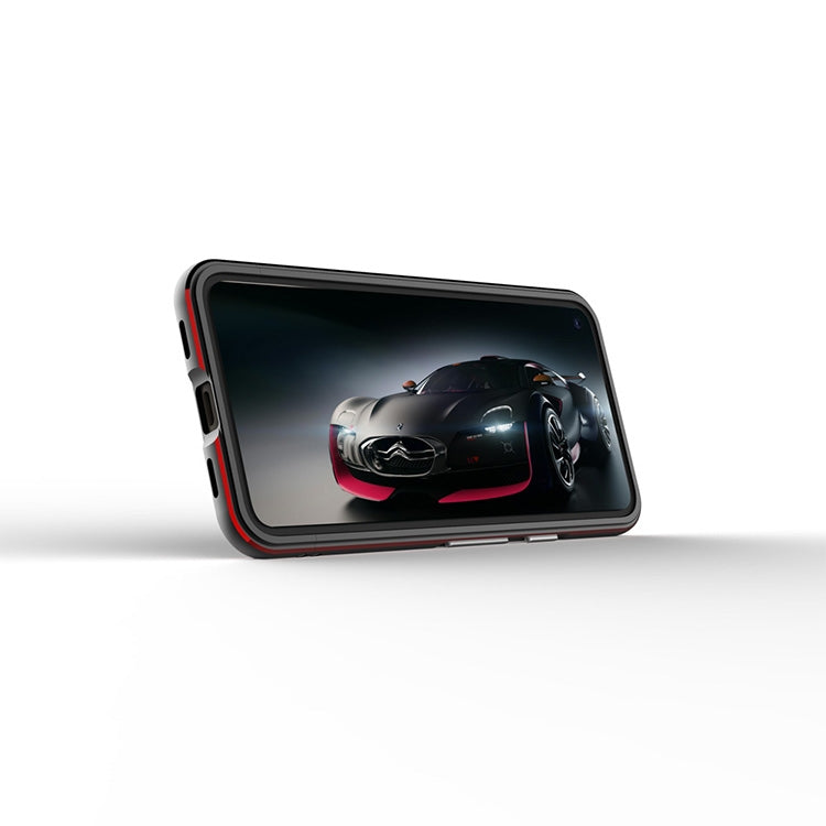 For Google Pixel 5 Aurora Series Metal Frame Protective Case