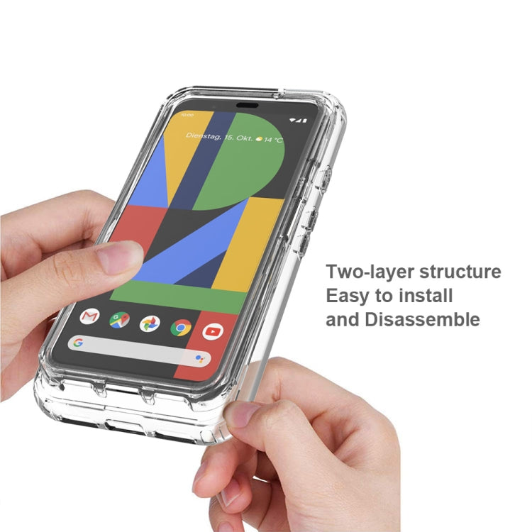 For Google Pixel 4 Shockproof Highly Transparent PC+TPU Protective Case