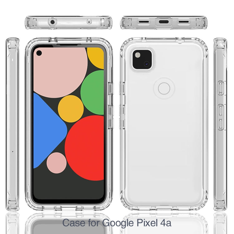 For Google Pixel 4a Shockproof Highly Transparent PC+TPU Protective Case