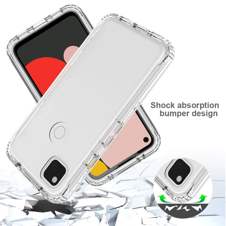 For Google Pixel 4a Shockproof Highly Transparent PC+TPU Protective Case