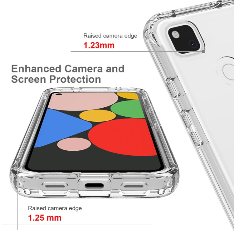 For Google Pixel 4a Shockproof Highly Transparent PC+TPU Protective Case