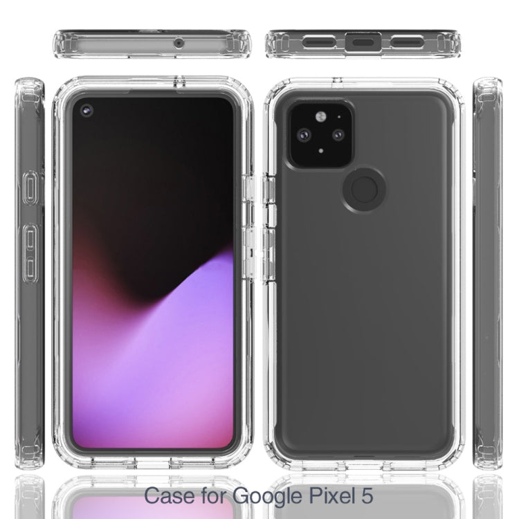 For Google Pixel 5 Shockproof Highly Transparent PC+TPU Protective Case