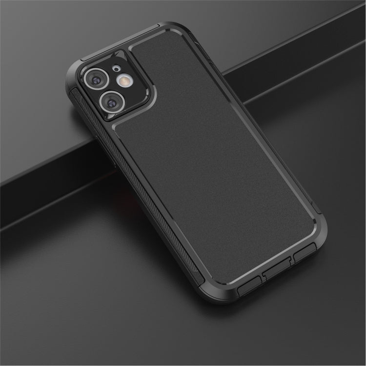 For iPhone 12 360 All-inclusive Shockproof Precise Hole PC + TPU Protective Case