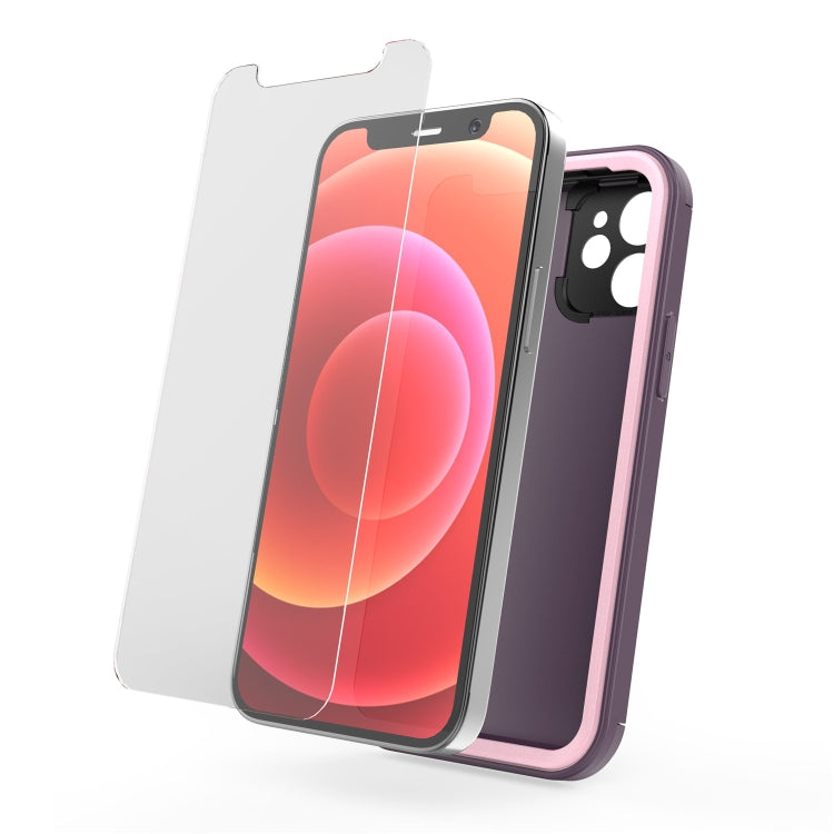 For iPhone 12 360 All-inclusive Shockproof Precise Hole PC + TPU Protective Case