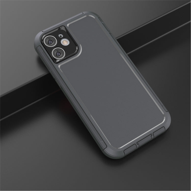 For iPhone 12 360 All-inclusive Shockproof Precise Hole PC + TPU Protective Case