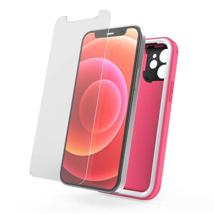 For iPhone 12 360 All-inclusive Shockproof Precise Hole PC + TPU Protective Case