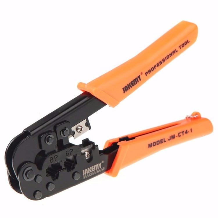 JAKEMY JK-N08A 7 in 1 Professional LAN Network Kit Crimper Plug Cable Wire Stripper Cutter Pliers Screwdriver Tool