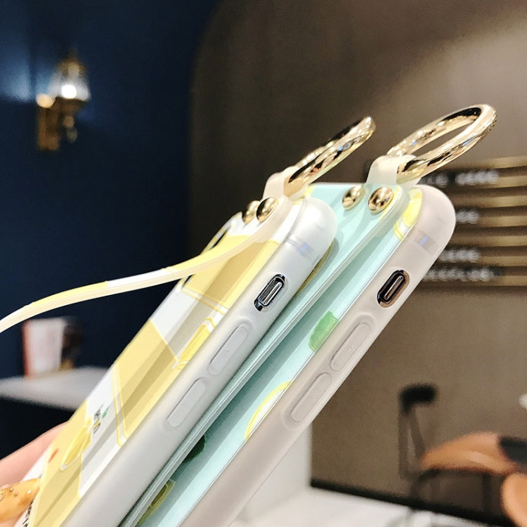 Lemon Pattern Wrist Strap TPU Case For Huawei P30 Pro