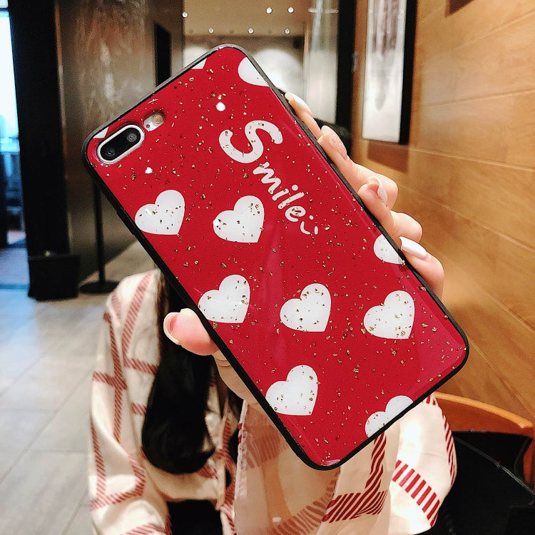 Glass Protective Case For Huawei Mate 20 Pro(White heart)