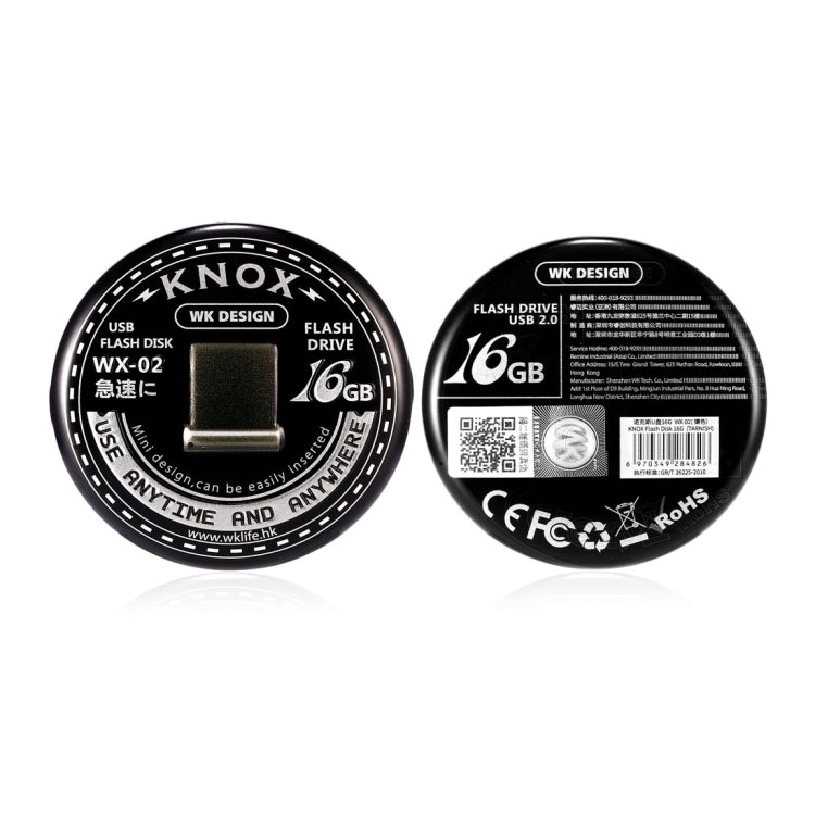 KNOX WK DESIGN 16 GB USB 2.0 Mini Flash Disk Drive for Laptop and PC Computer
