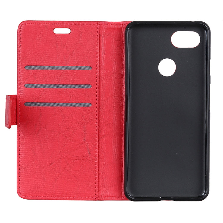 Copper Buckle Retro Crazy Horse Texture Horizontal Flip Leather Case for Google Pixel 3 XL, with Holder & Card Slots & Wallet