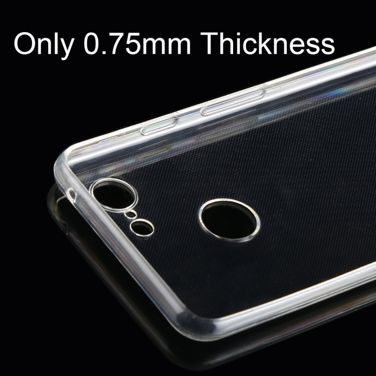 0.75mm Ultrathin Transparent TPU Soft Protective Case for Google Pixel 3