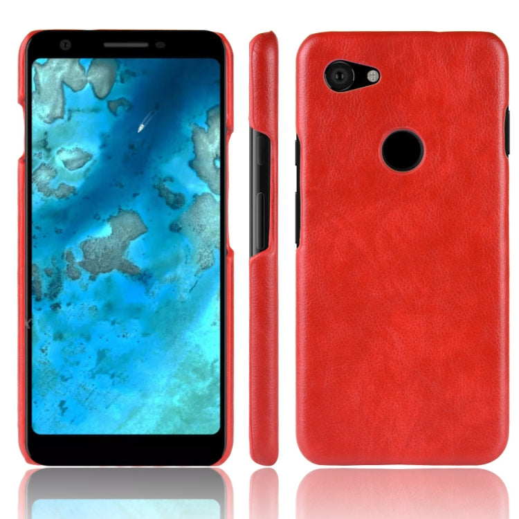 Shockproof Litchi Texture PC + PU Case for Google Pixel 3 Lite XL