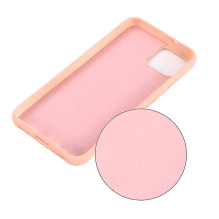 Solid Color Liquid Silicone Shockproof Full Coverage Case for Google Pixel 4