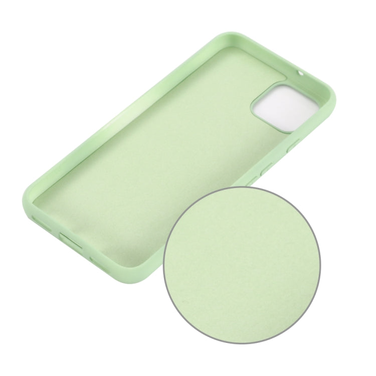 Solid Color Liquid Silicone Shockproof Full Coverage Case for Google Pixel 4