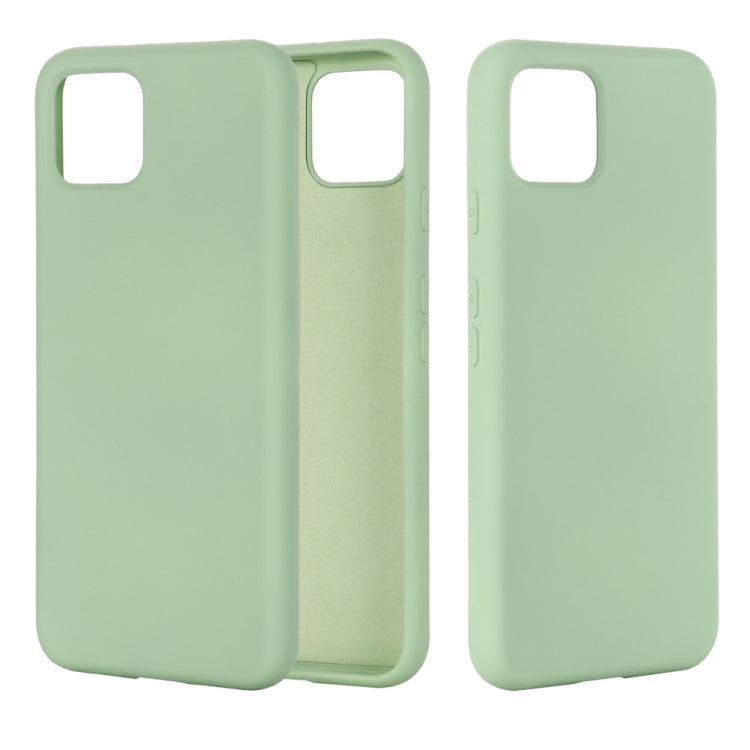 Solid Color Liquid Silicone Shockproof Full Coverage Case for Google Pixel 4