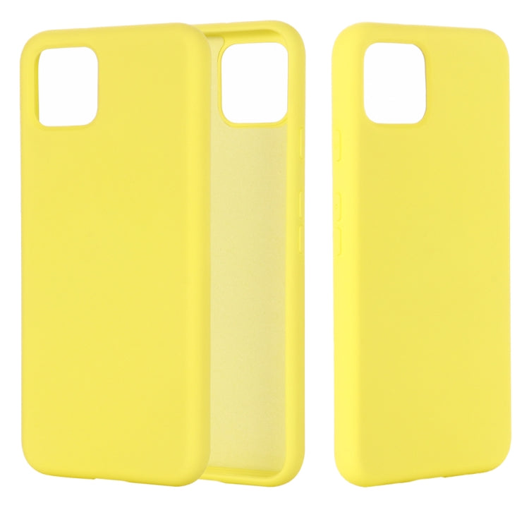 Solid Color Liquid Silicone Shockproof Full Coverage Case for Google Pixel 4