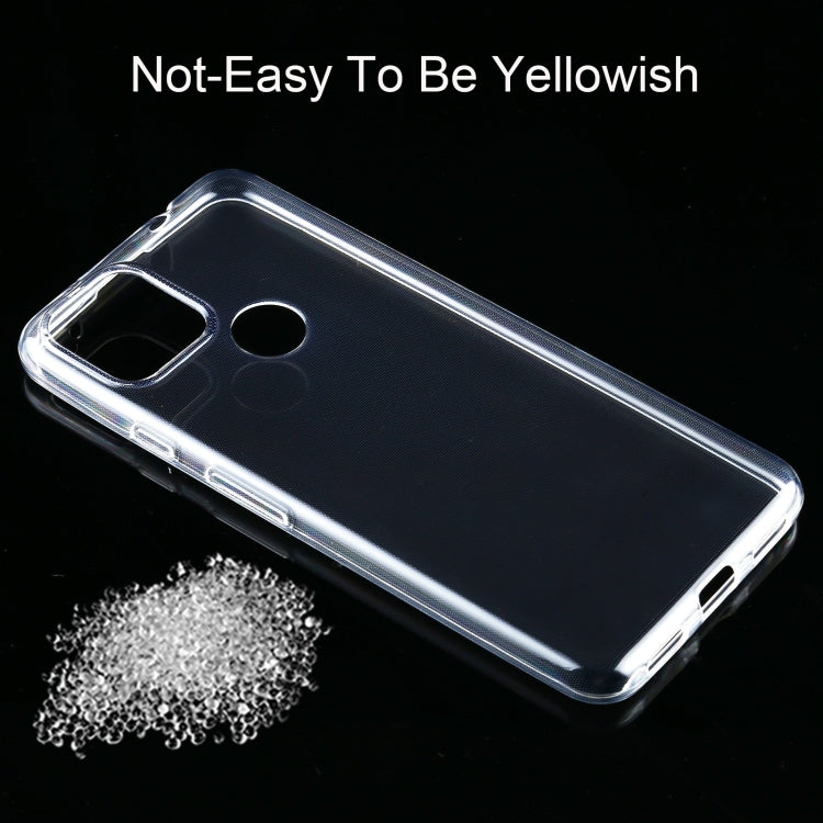 For Google Pixel 5A 5G 0.75mm Ultra-thin Transparent TPU Soft Protective Case(Transparent)