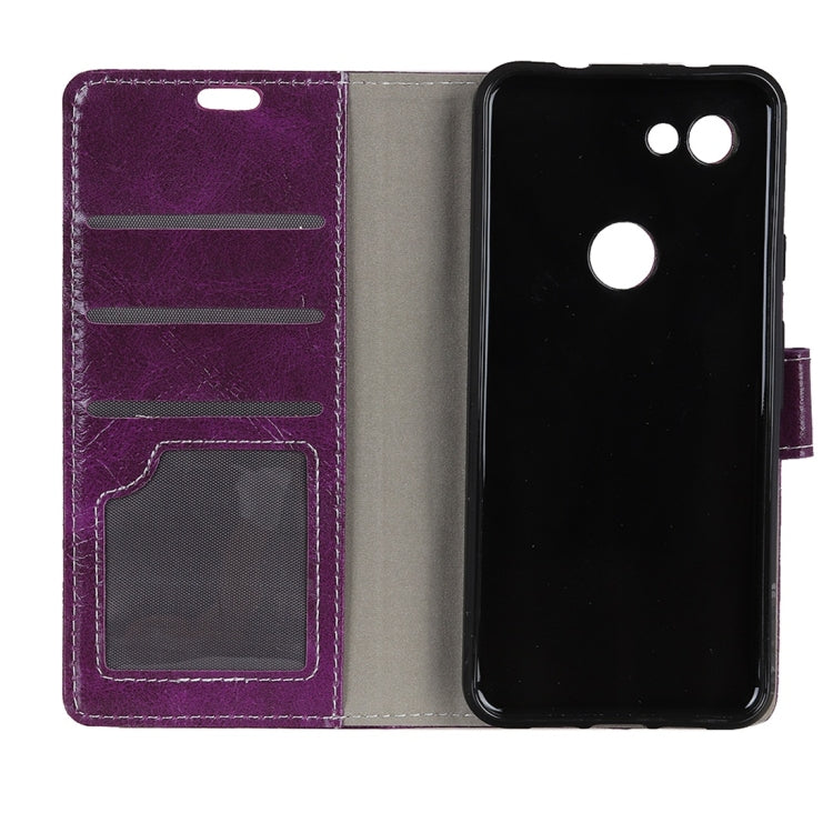 Retro Crazy Horse Texture Horizontal Flip Leather Case for Google Pixel 3 Lite XL / Pixel 3A XL, with Holder & Card Slots & Photo Frame