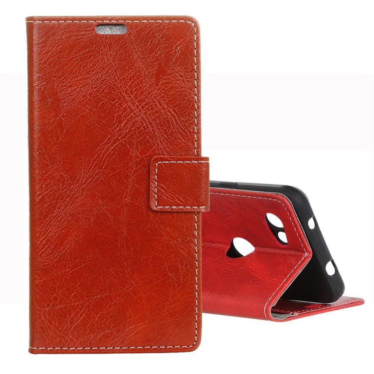 Retro Crazy Horse Texture Horizontal Flip Leather Case for Google Pixel 3 Lite XL / Pixel 3A XL, with Holder & Card Slots & Photo Frame