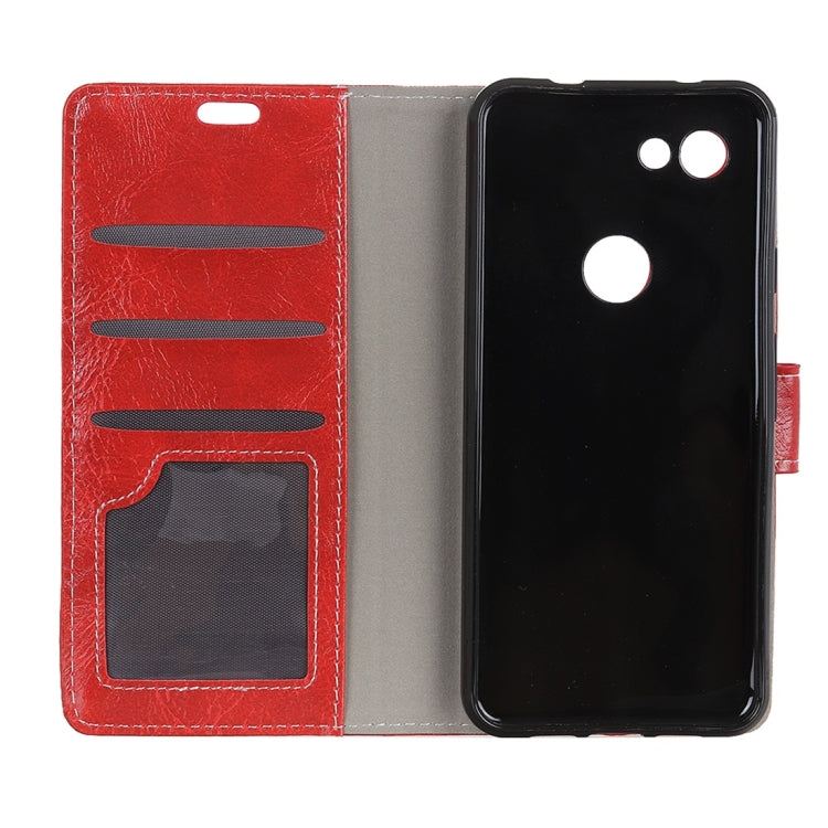 Retro Crazy Horse Texture Horizontal Flip Leather Case for Google Pixel 3 Lite XL / Pixel 3A XL, with Holder & Card Slots & Photo Frame