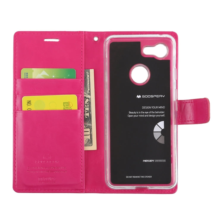 GOOSPERY BLUE MOON DIARY Crazy Horse Texture Horizontal Flip Leather Case for Google Pixel 3, with Holder & Card Slots & Wallet