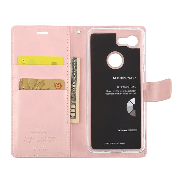 GOOSPERY BLUE MOON DIARY Crazy Horse Texture Horizontal Flip Leather Case for Google Pixel 3, with Holder & Card Slots & Wallet