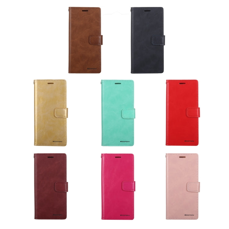 GOOSPERY BLUE MOON DIARY Crazy Horse Texture Horizontal Flip Leather Case for Google Pixel 3, with Holder & Card Slots & Wallet