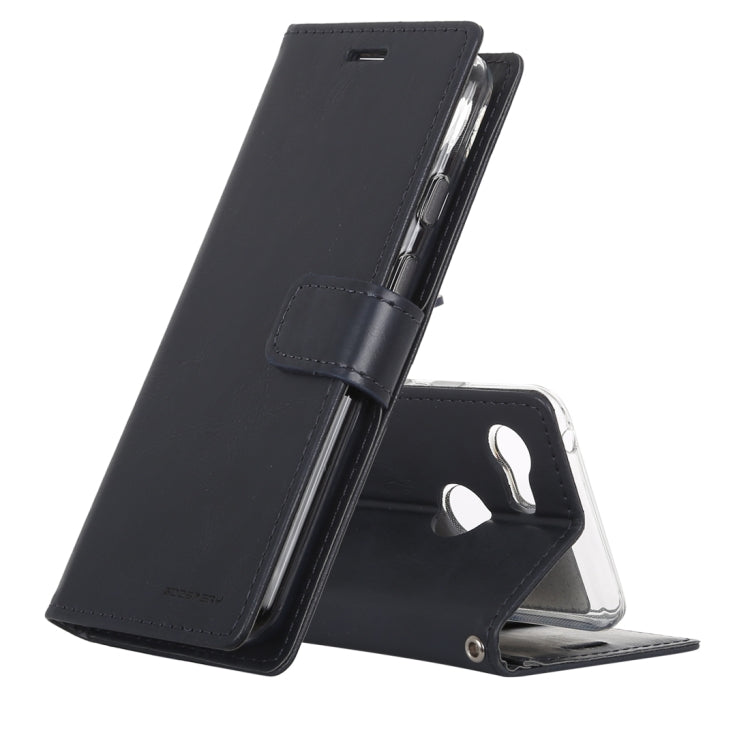 GOOSPERY BLUE MOON DIARY Crazy Horse Texture Horizontal Flip Leather Case for Google Pixel 3 XL, with Holder & Card Slots & Wallet