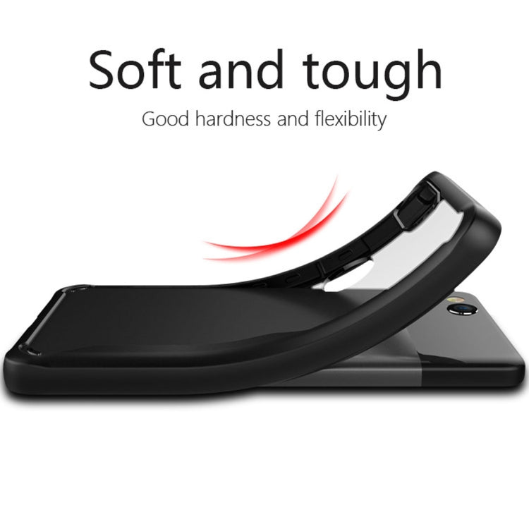 For Google Pixel 2 Transparent PC + TPU Full Coverage Shockproof Protective Back Case