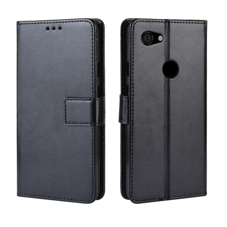 Retro Crazy Horse Texture Horizontal Flip Leather Case for Google Pixel 3 lite, with Holder & Card Slots & Photo Frame