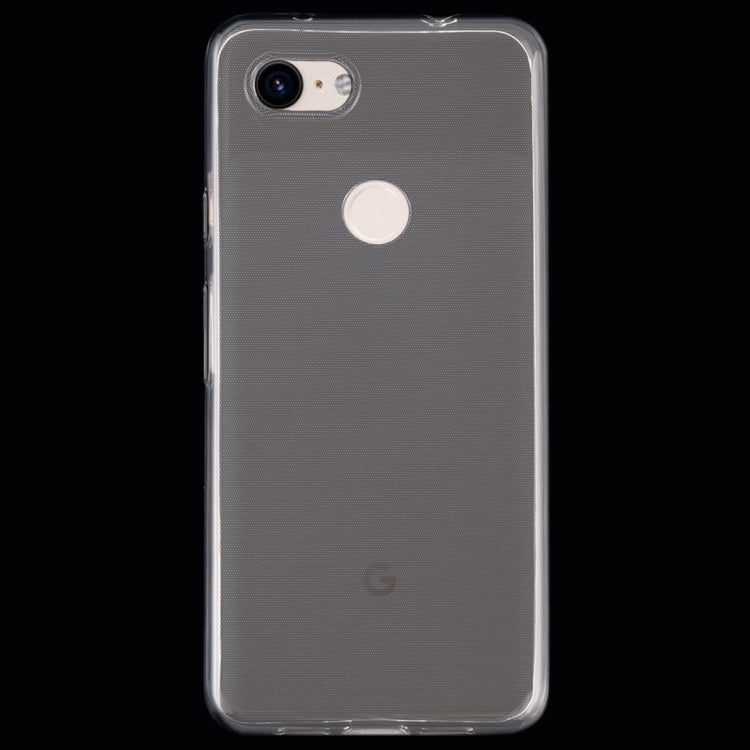 50 PCS 0.75mm Ultrathin Transparent TPU Soft Protective Case for Google Pixel 3 Lite / Pixel 3A