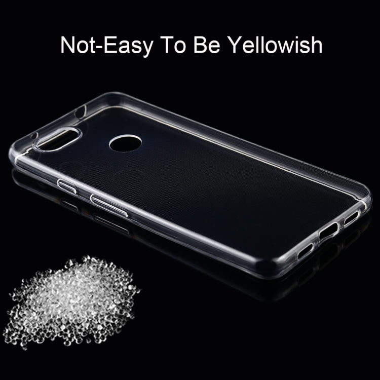 50 PCS 0.75mm Ultrathin Transparent TPU Soft Protective Case for Google Pixel 3 Lite / Pixel 3A