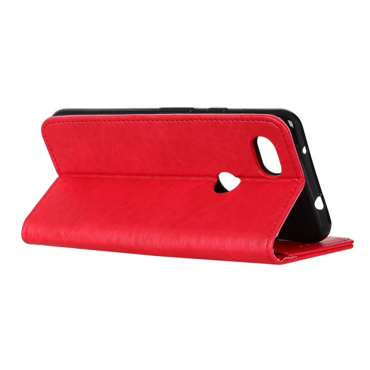 Magnetic Retro Crazy Horse Texture Horizontal Flip Leather Case for Google Pixel 3a, with Holder & Card Slots & Wallet